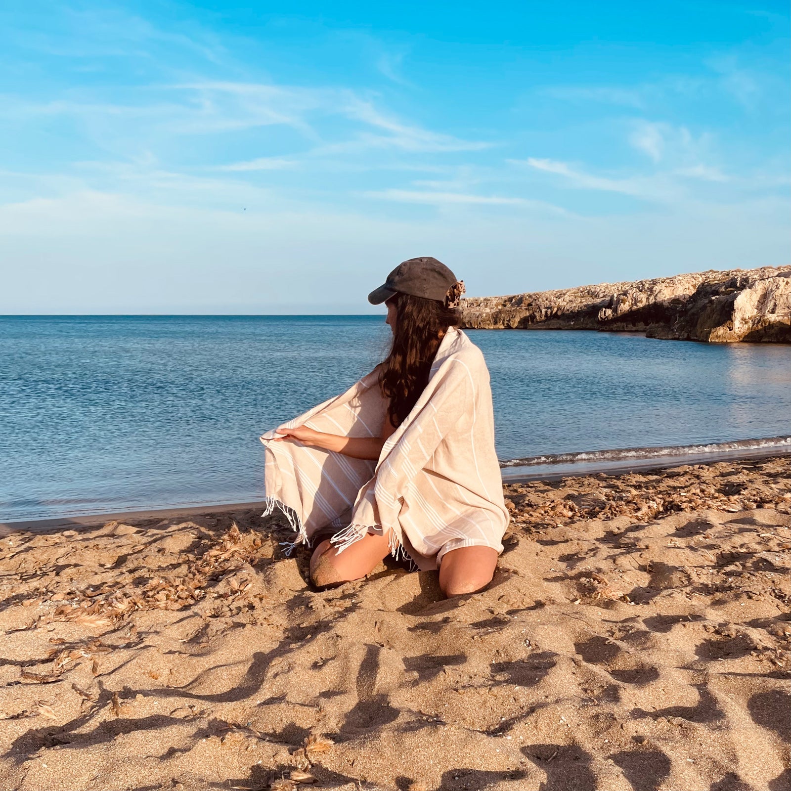 BEACH BOYS Beige - Das perfekte Strandtuch
