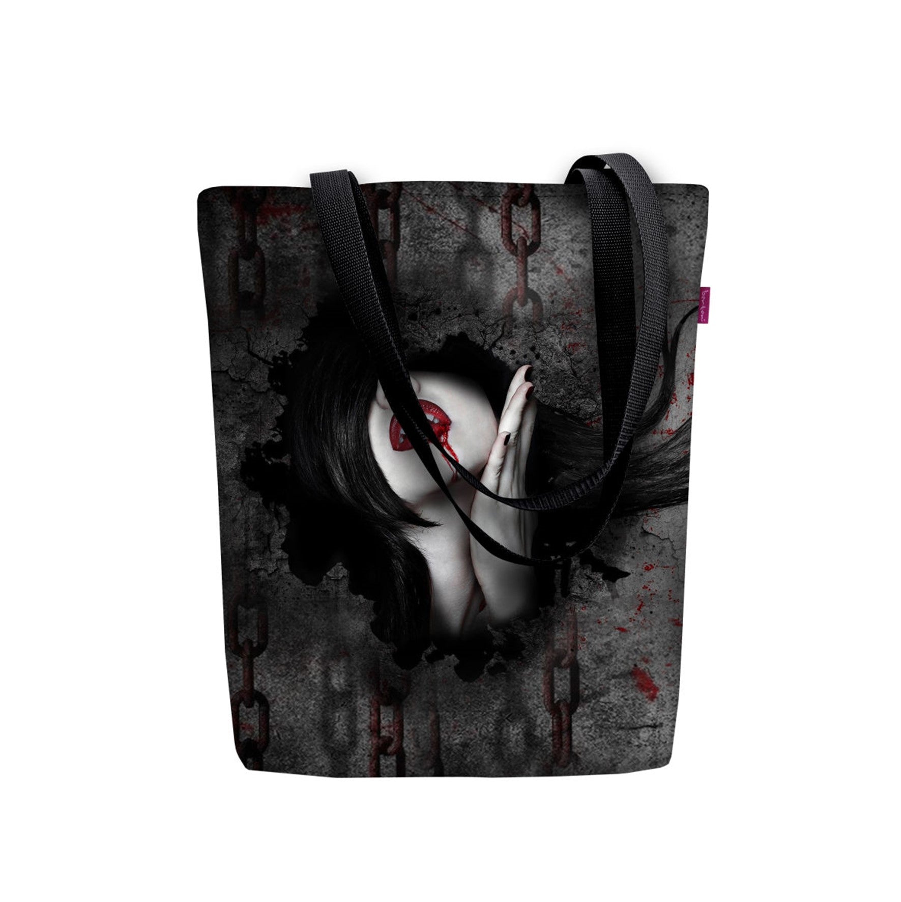 Alice Shoulder Bag In Canvas Sunny Line Bertoni